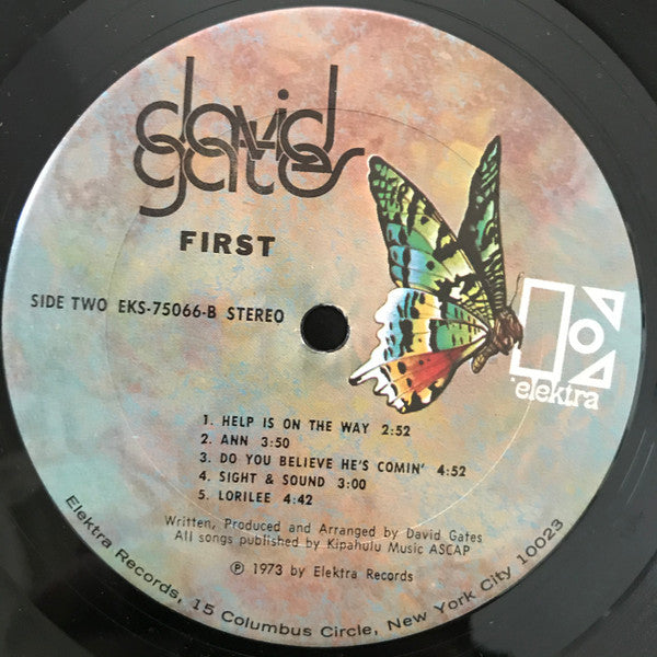 David Gates : First (LP, Album, San)