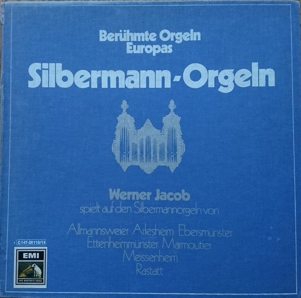 Werner Jacob : Silbermann-Orgeln - Berühmte Orgeln Europas (5xLP + Box)