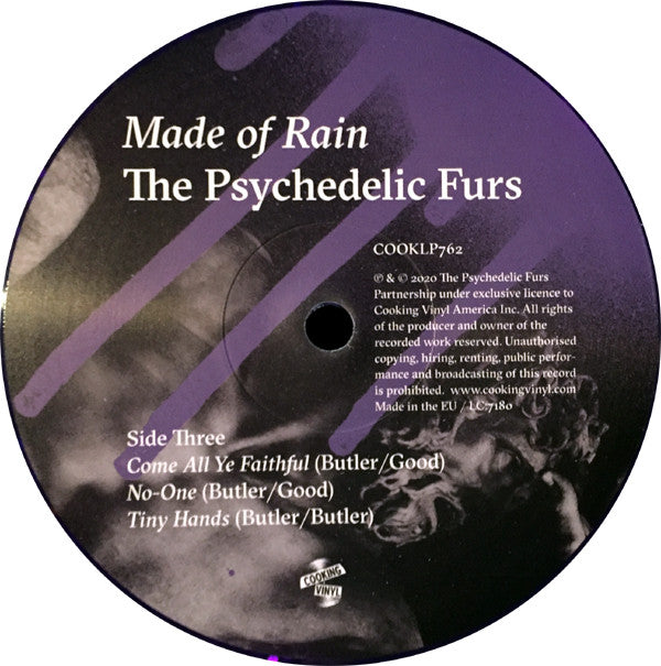 The Psychedelic Furs : Made Of Rain (2xLP, Ltd, Pur)