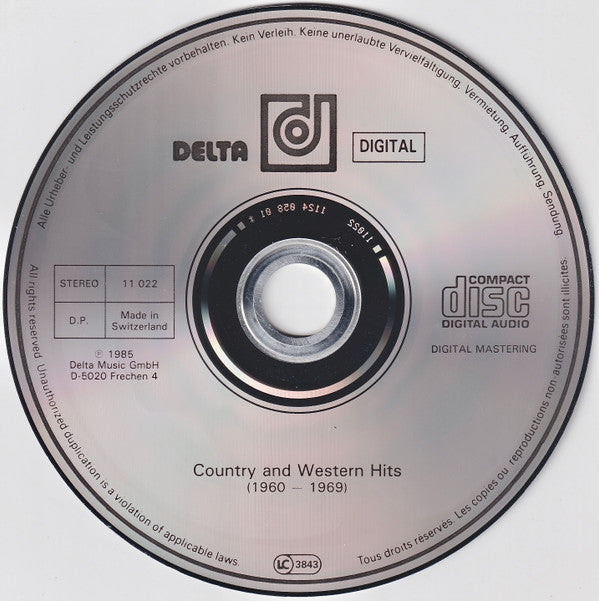 Various : Country & Western Hits 1960 - 69 Vol. 2 (CD, Comp)