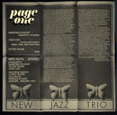New Jazz Trio : Page One (LP, Album)