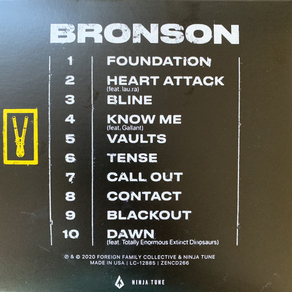 BRONSON (13) : Bronson (CD, Album, Dig)