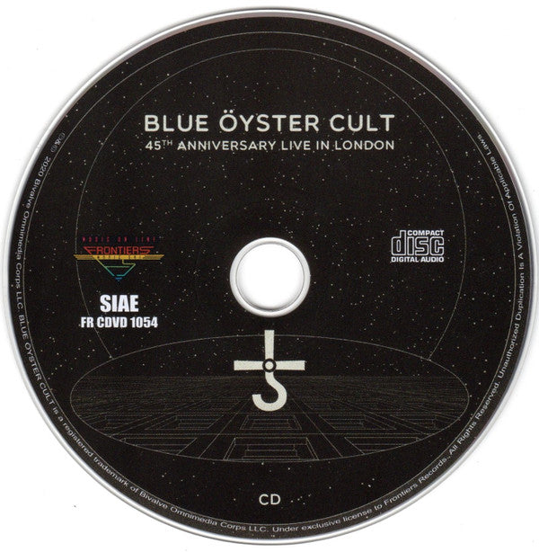 Blue Öyster Cult : 45th Anniversary Live In London (CD, Album + DVD-V, NTSC + Dlx)