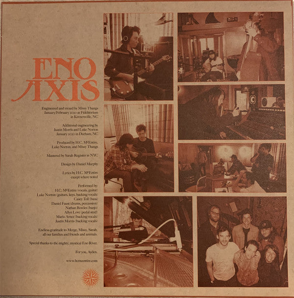 H.C. McEntire* : Eno Axis (LP, Album, Ltd, Cop)