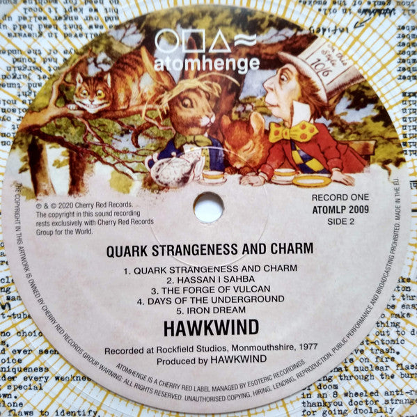 Hawkwind : Quark Strangeness And Charm (2xLP, Album, RE, Cle)