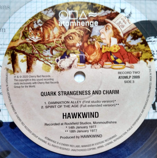 Hawkwind : Quark Strangeness And Charm (2xLP, Album, RE, Cle)