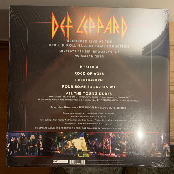 Def Leppard : Rock & Roll Hall Of Fame 29 March 2019 (12", EP)