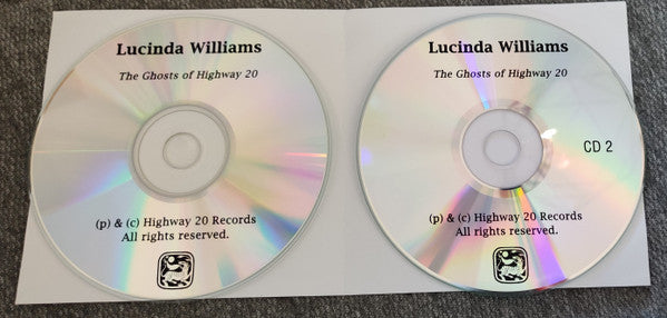 Lucinda Williams : The Ghosts Of Highway 20 (2xCDr, Album, Promo)