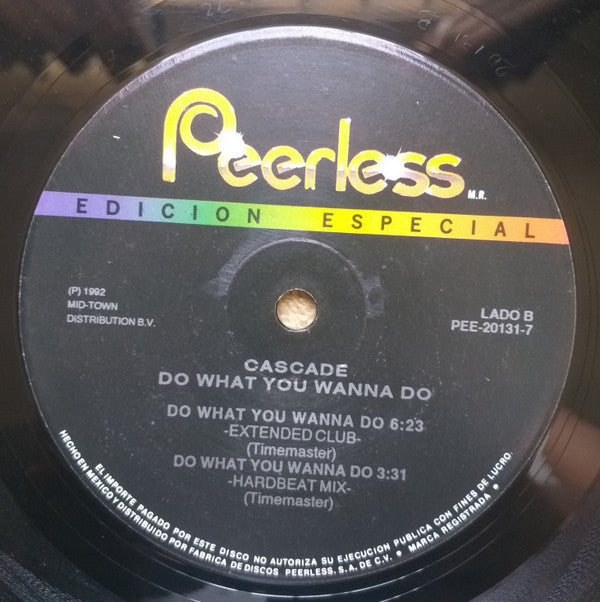 Cascade (5) : Do What You Wanna Do (12", Maxi)