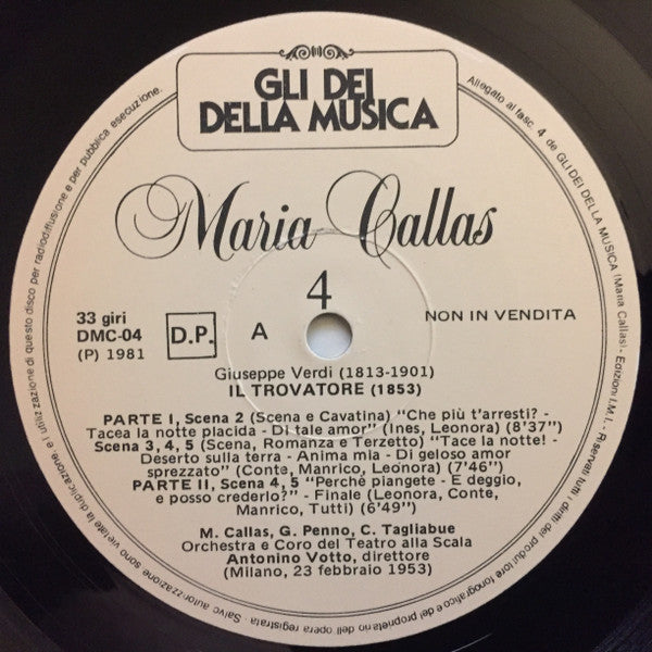 Maria Callas : La Divina Vol. 6 Il Trovatore / La Traviata (2xLP, Comp)