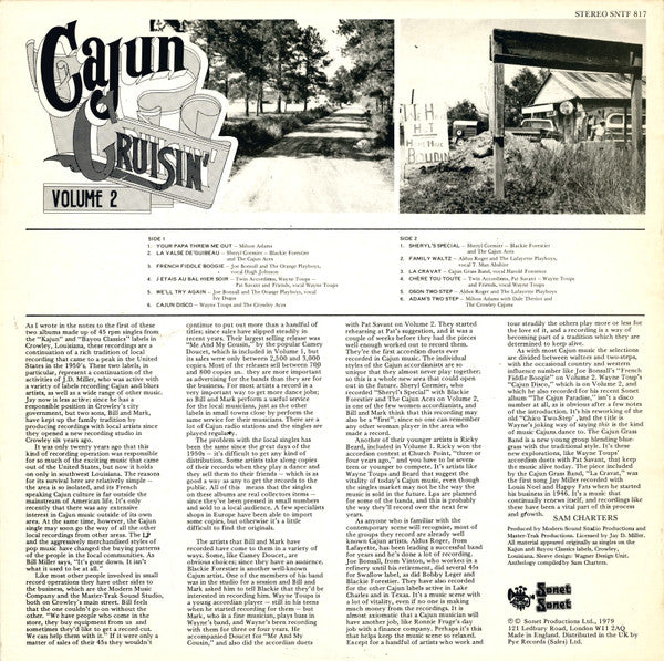 Various : Cajun Cruisin' Volume 2 (LP, Comp)
