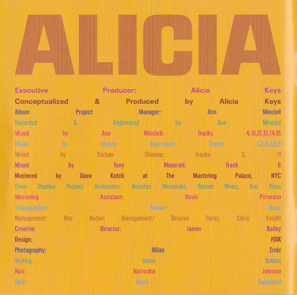 Alicia Keys : Alicia (CD, Album)