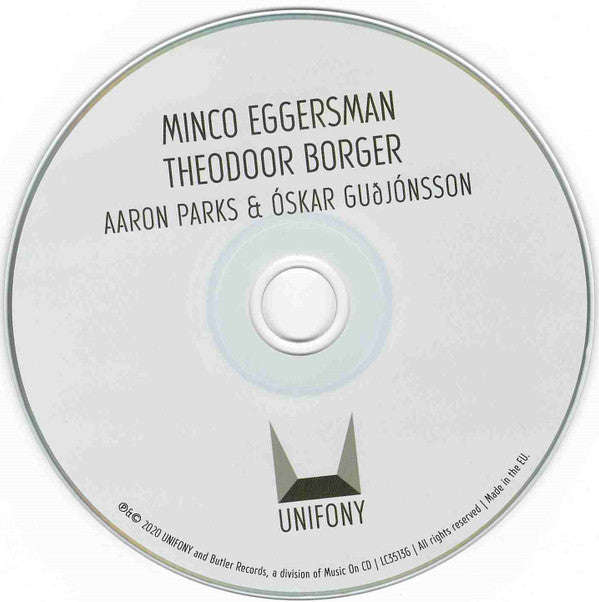 Unifony - Minco Eggersman - Theodoor Borger & Aaron Parks, Óskar Guðjónsson : Unifony II (CD, Album)