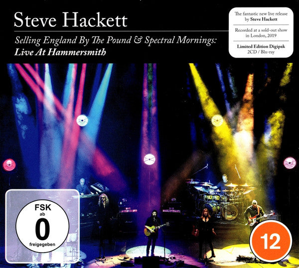 Steve Hackett : Selling England By The Pound & Spectral Mornings: Live At Hammersmith (2xCD, Album + Blu-ray, Multichannel + Ltd, Dig)