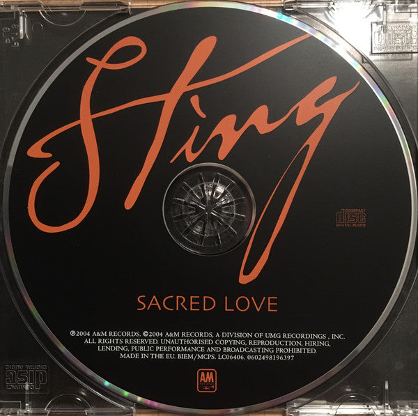 Sting : Sacred Love (CD, Album, RE)