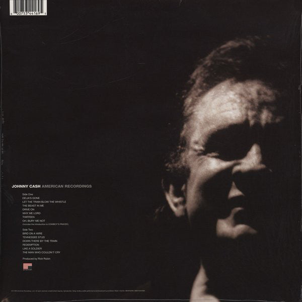 Johnny Cash : American Recordings (LP, Album, RE, 180)