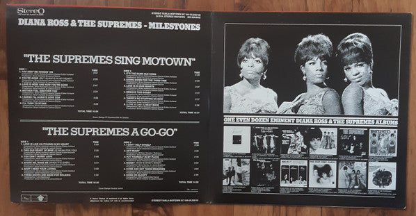 The Supremes : Sing Motown / A Go-Go (2xLP, Comp, Red)