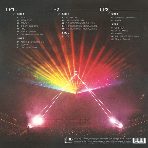 Roger Waters : Us + Them (3xLP, Album, Tri)