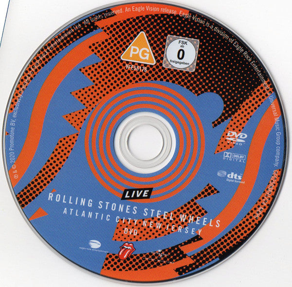 The Rolling Stones : Steel Wheels Live Atlantic City New Jersey (2xCD, Album, RM + DVD-V, Multichannel, NTSC, 5.1)