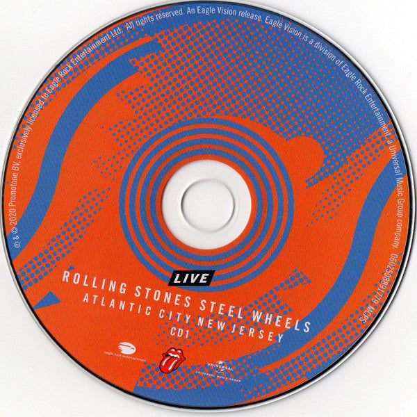 The Rolling Stones : Steel Wheels Live Atlantic City New Jersey (2xCD, Album, RM + DVD-V, Multichannel, NTSC, 5.1)