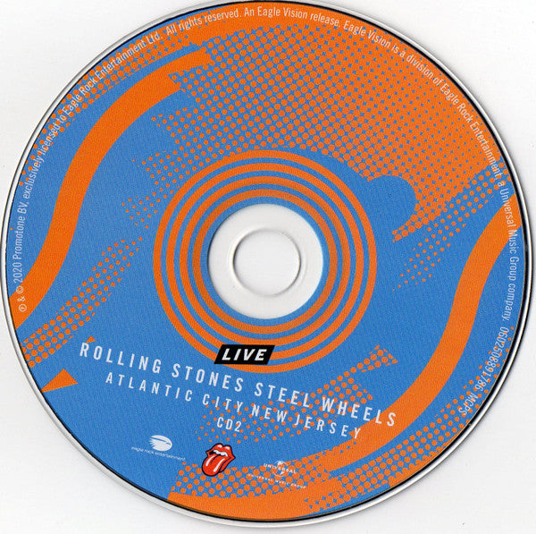 The Rolling Stones : Steel Wheels Live Atlantic City New Jersey (2xCD, Album, RM + DVD-V, Multichannel, NTSC, 5.1)