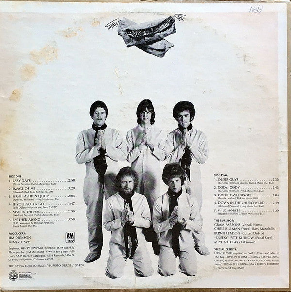 The Flying Burrito Bros : Burrito Deluxe (LP, Album, Ter)