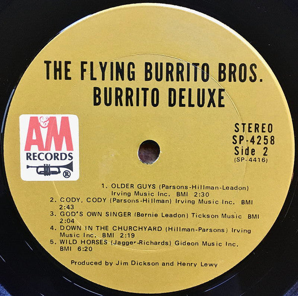 The Flying Burrito Bros : Burrito Deluxe (LP, Album, Ter)