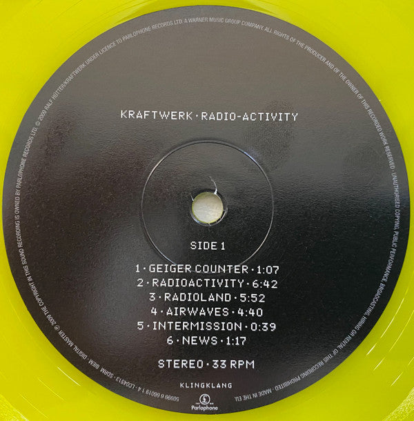 Kraftwerk : Radio-Activity (LP, Album, Ltd, RE, RP, S/Edition, Yel)