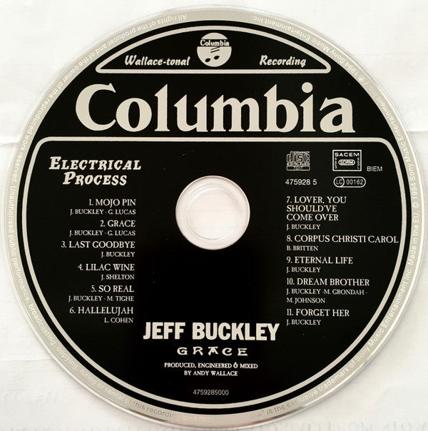 Jeff Buckley : Grace (CD, Album, RP)