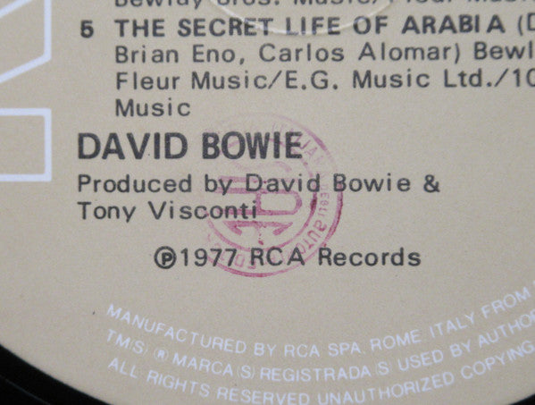 David Bowie : "Heroes" (LP, Album)