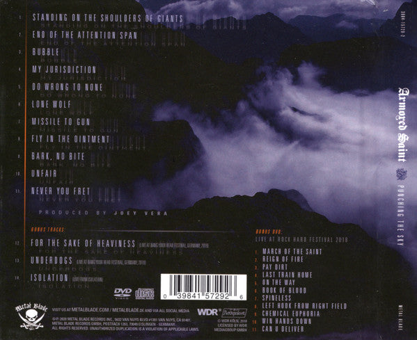 Armored Saint : Punching The Sky (CD, Album + DVD-V + Dlx, Dig)
