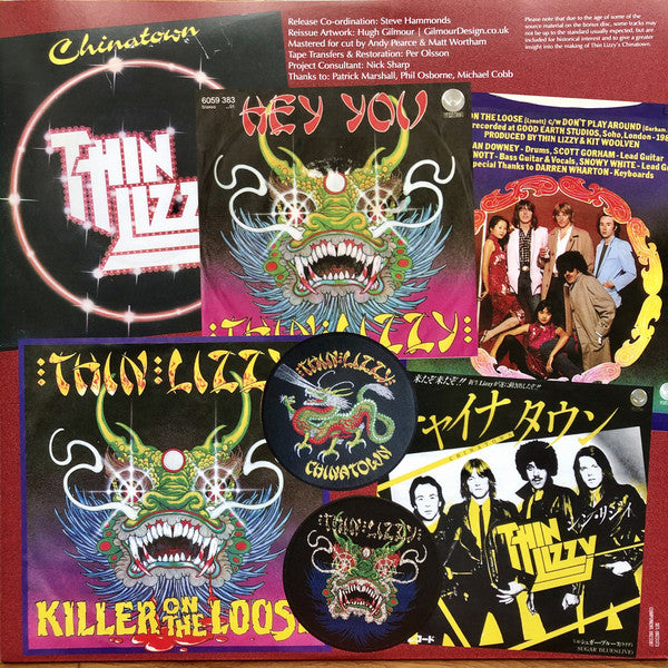 Thin Lizzy : Chinatown (LP, Album, RE, RM, 40t + LP, Album, 180)