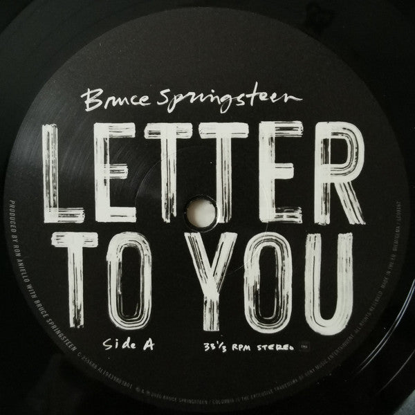 Bruce Springsteen : Letter To You (LP + LP, S/Sided, Etch + Album)