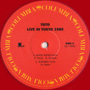 Toto : Live In Tokyo 1980 (LP, Album, Red)