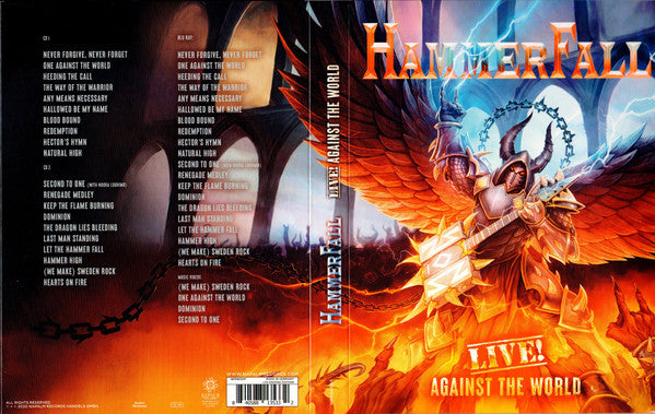 HammerFall : Live! Against The World (2xCD + Blu-ray + Album, Ltd)