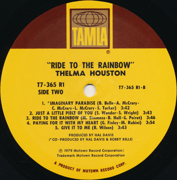 Thelma Houston : Ride To The Rainbow (LP, Album)