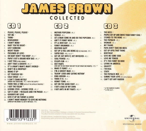 James Brown : Collected (3xCD, Comp)
