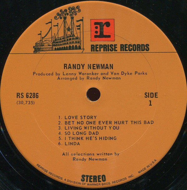 Randy Newman : Randy Newman (LP, Album, RP)