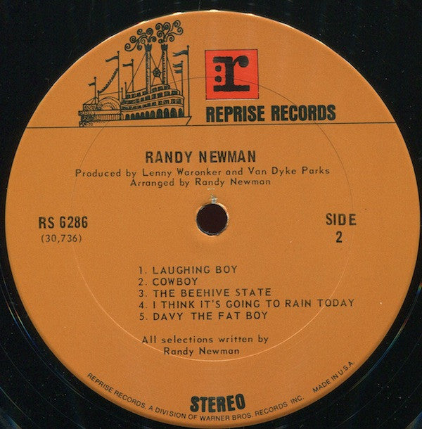 Randy Newman : Randy Newman (LP, Album, RP)