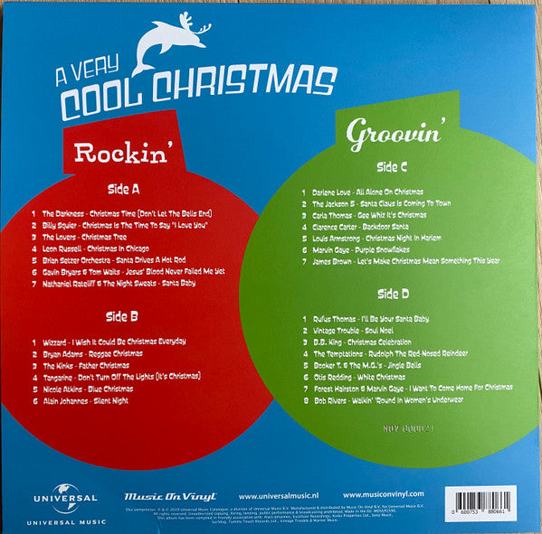 Various : A Very Cool Christmas (LP, Blu + LP, Yel + Comp, Ltd, Num, RE, RP, 180)