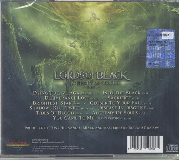 Lords Of Black : Alchemy Of Souls - Part I - (CD, Album)