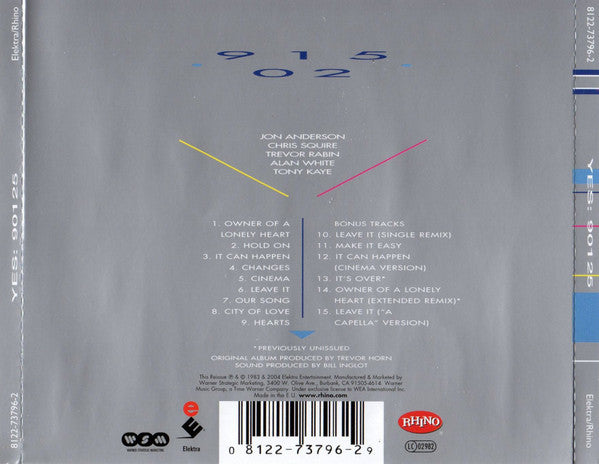 Yes : 90125 (CD, Album, RE, RM)