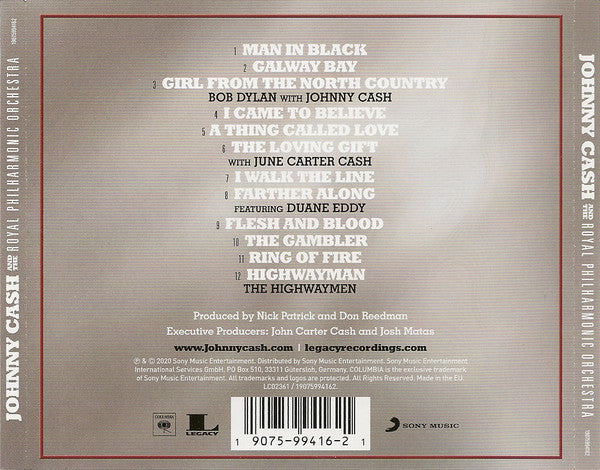 Johnny Cash And The Royal Philharmonic Orchestra : Johnny Cash And The Royal Philharmonic Orchestra (CD, Album)