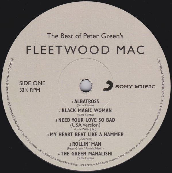 Fleetwood Mac : The Best Of Peter Green's Fleetwood Mac (2xLP, Comp, RE)