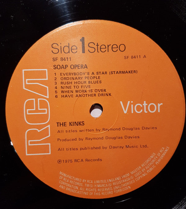 The Kinks : Soap Opera (LP, Album)