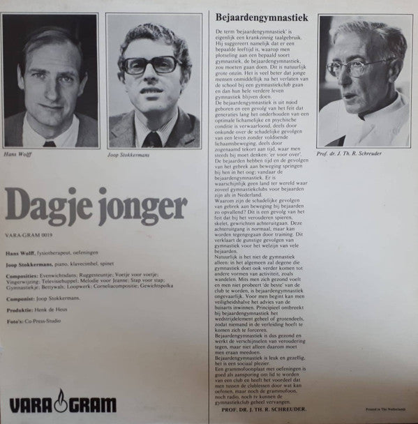 Hans Wolff, Joop Stokkermans : Dagje Jonger (LP, Album)