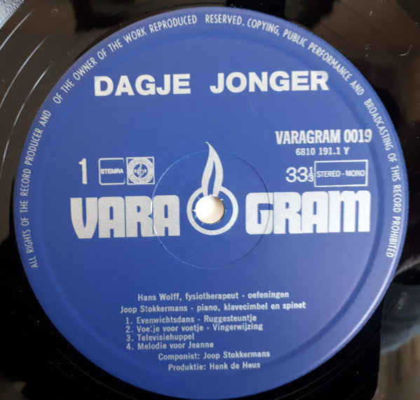 Hans Wolff, Joop Stokkermans : Dagje Jonger (LP, Album)