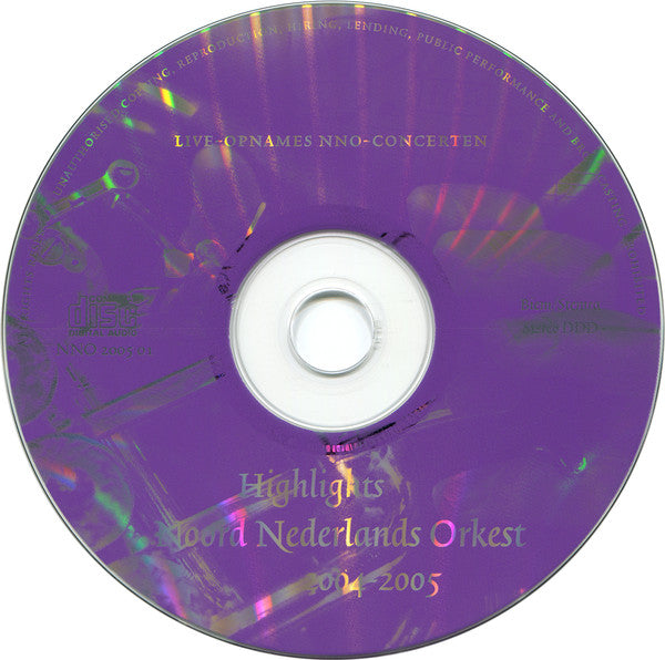 Noord Nederlands Orkest : Highlights 2004-2005 (CD, Comp)