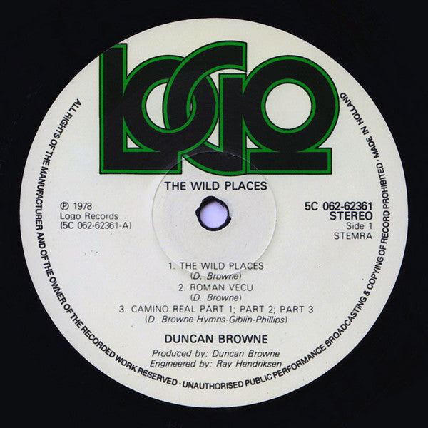Duncan Browne : The Wild Places (LP, Album)