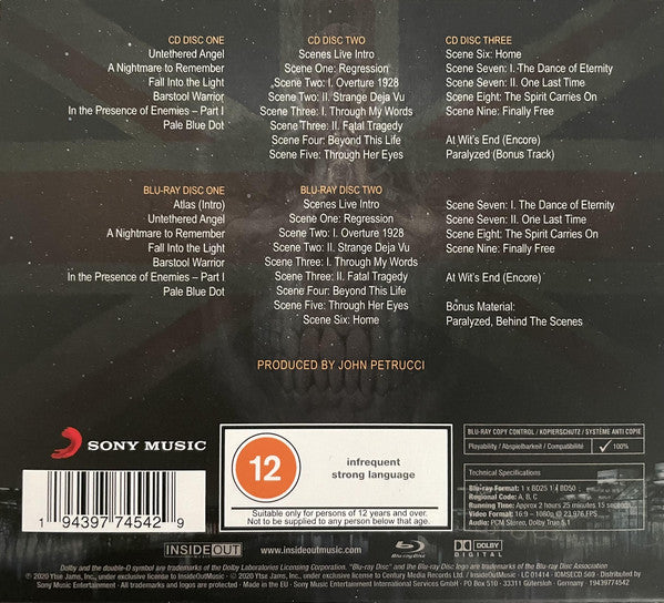 Dream Theater : Distant Memories • Live In London (3xCD, Album + 2xBlu-ray, Multichannel + S/Edition)